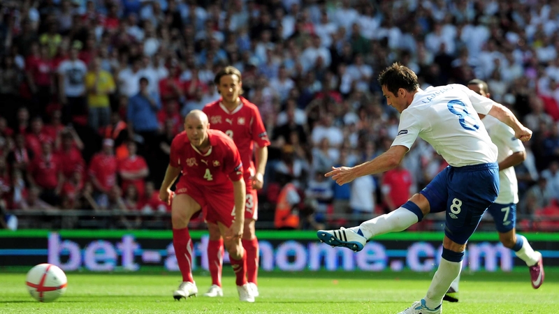 Frank Lampard - Scores from the penalty spot in London