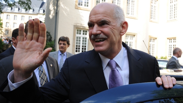 George Papandreou - Seeking support for austerity measures