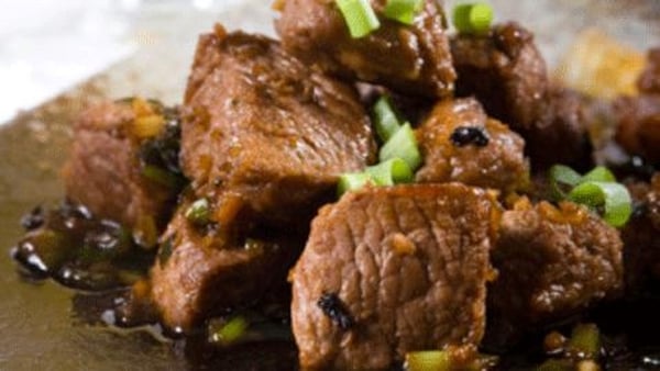 Beef in Black Bean Sauce