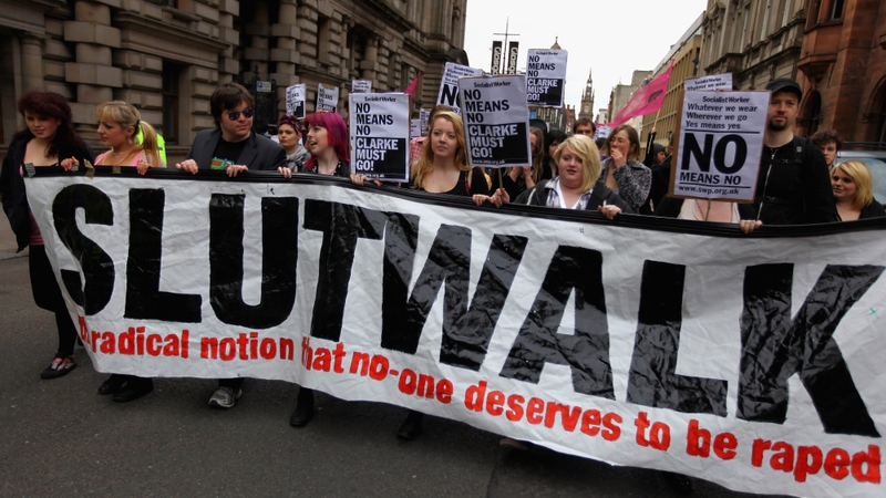 'Slut Walk' - Protestors take to the streets of Glasgow on 4 June