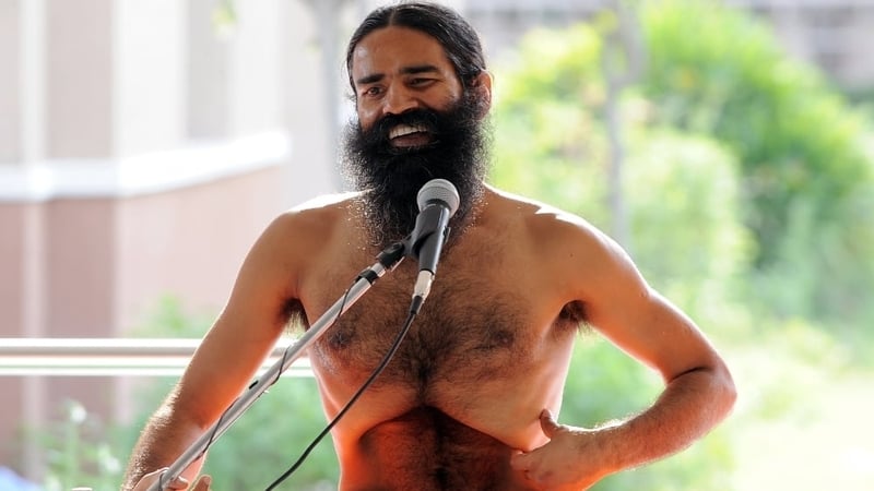 India - Indian yoga guru Swami Ramdev called for men and women to join his 'army' via his TV show