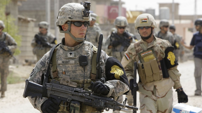 Troops - US in talks with Iraq about retaining troops after a formal withdrawal