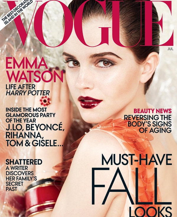 Emma Watson on the July cover of American Vogue