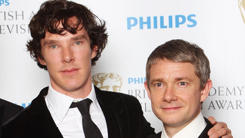 Cumberbatch and Freeman - Soon to be reunited on screen