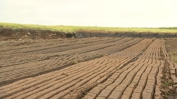 Turfcutters staged a demonstration in Galway