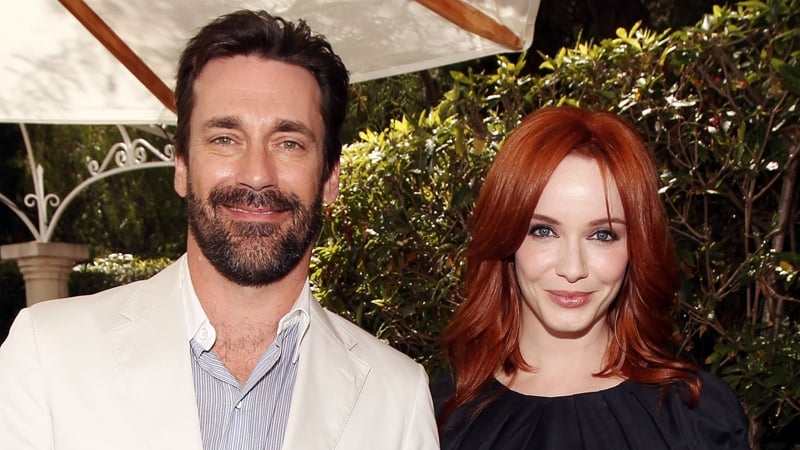 Jon Hamm and Christina Hendricks took home gongs