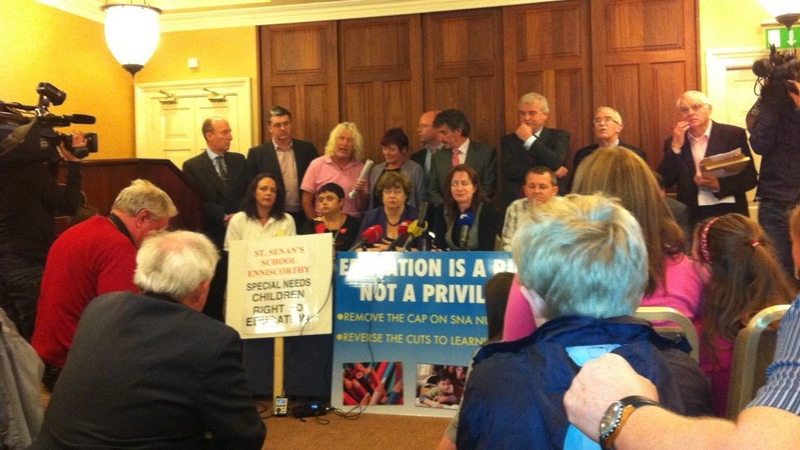 News conference - TDs criticised the move