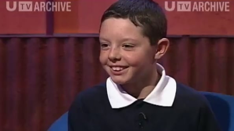 Rory McIlroy, aged nine