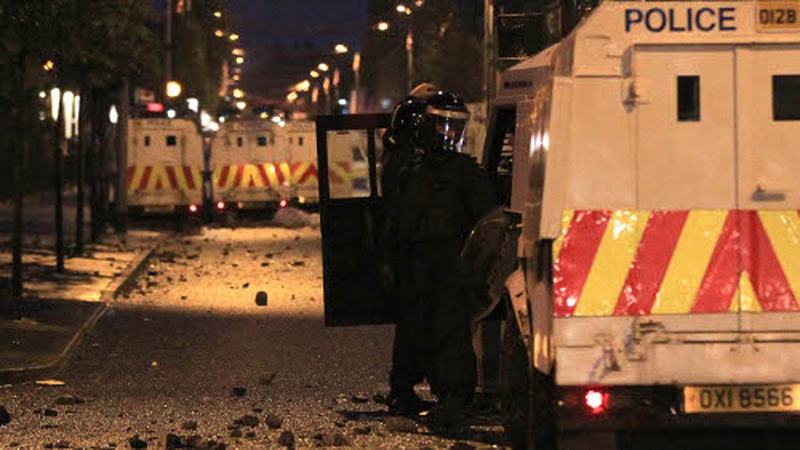 Belfast - Two nights of violence earlier this week