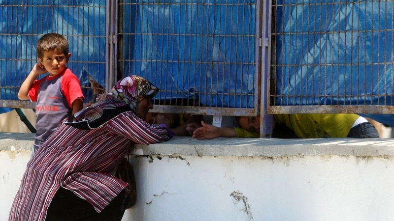 Border - Wire fence between two countries