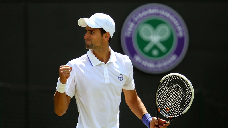 Novak Djokovic has advanced to his second consecutive Wimbledon semi-final