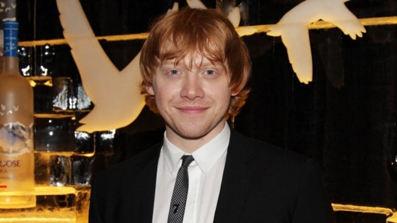Rupert Grint plays Ron Weasly in Harry Potter