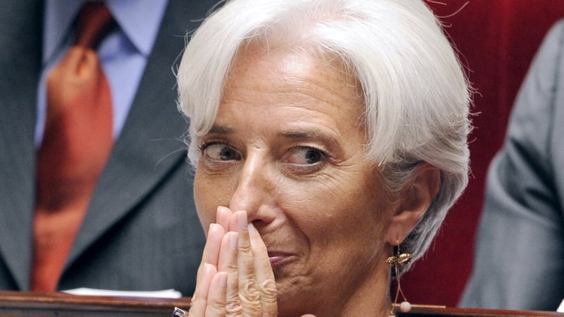 Christine Lagarde criticises "political dysfunction"