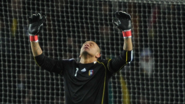 Venezuela goalkeeper Renny Vega - The visitors had chances to turn their draw into a rare victory over Brazil