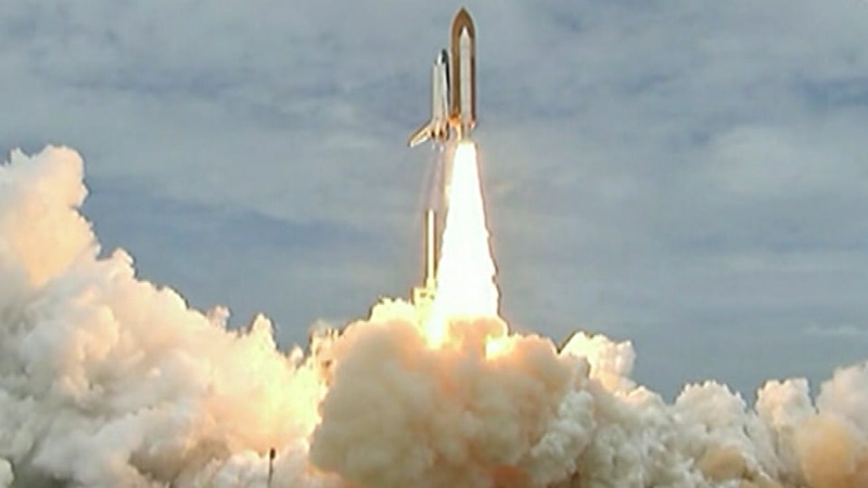 Atlantis - 750,000 witnessed its lift-off in Florida on Friday