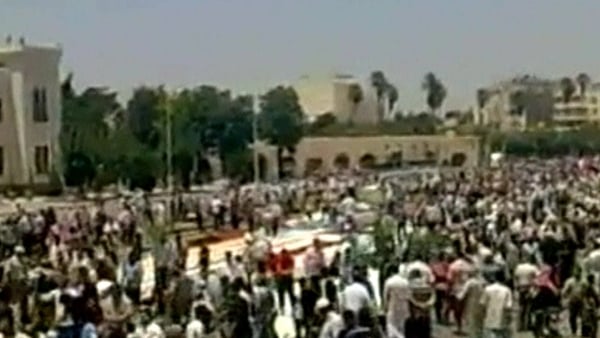 Hama - 'No to dialogue' protest