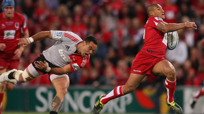Will Genia - Breaks away to score the winning try for the Reds