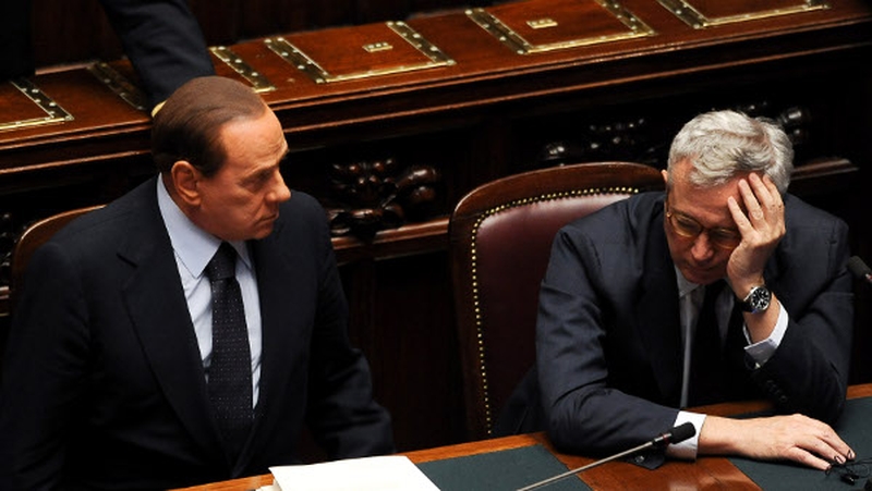 Silvio Berlusconi - Defends economy and banks as borrowing costs rise