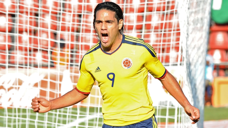 Falcao - Celebrated a first-half double