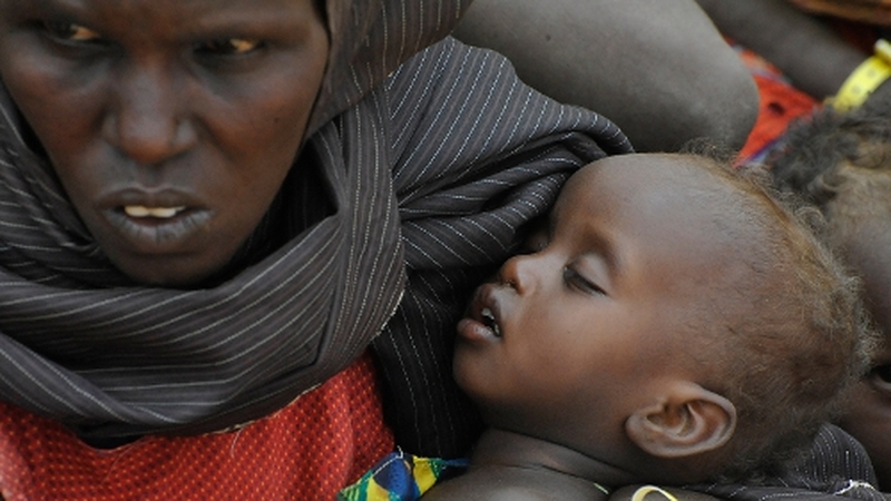 Children suffering from malnutrition