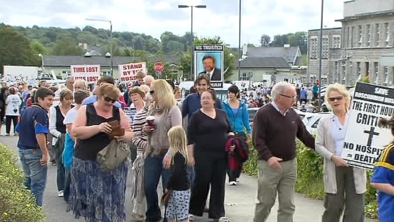 Roscommon - Further protests outside the hospital today