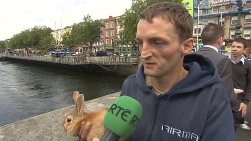 John Byrne was given a Compassionate Citizen Award after the incident