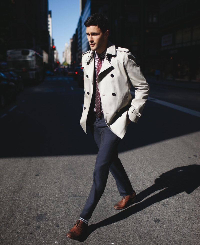 Image courtesy of Next: Shirt €37, tie €11, brogues €63, trousers €46