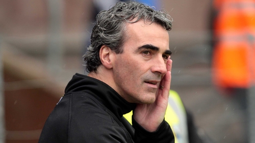 Donegal boss Jim McGuinness - His side face a testing task against Derry