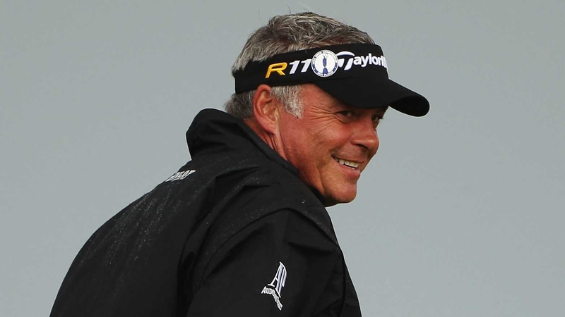 Darren Clarke suffered a pulled muscle