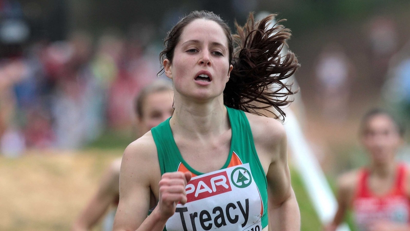 Sara Treacy - has reason to be happy with her performance in the 1500m in Ostrava on Sunday