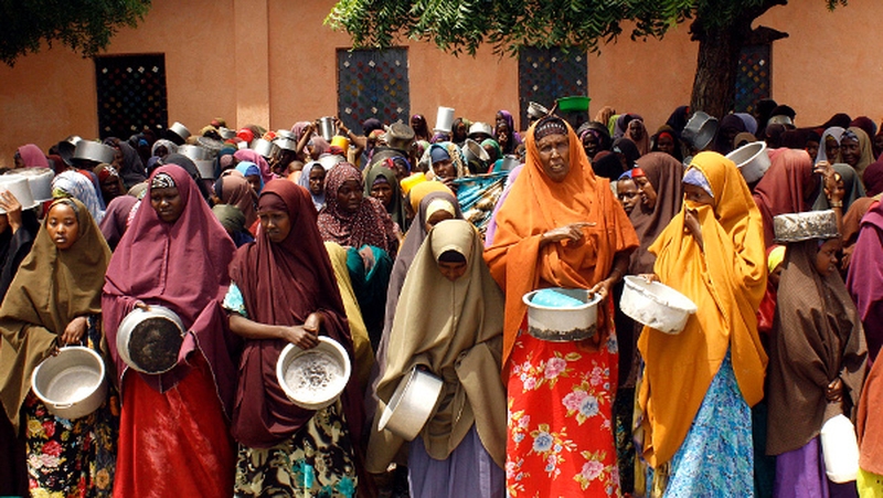 Africa - 12m people have been affected by drought and food shortages