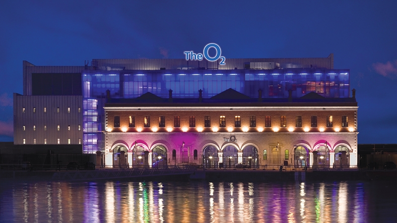 The O2 Dublin - 424,307 tickets sold in the first six months of 2011