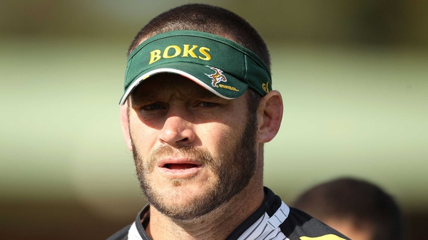 Danie Rossouw - Was among the try scorers for the rugby World Cup holders