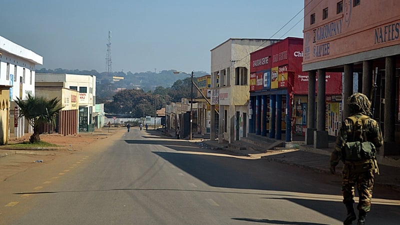 Lilongwe, Malawi - Streets deserted day after riots