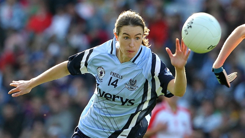 Sinead Aherne kicked two late points for Dublin to help them overcome Laois