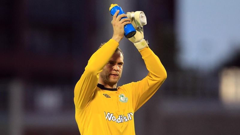 Former Shamrock Rovers keeper Alan Mannus kept a clean sheet at Celtic Park