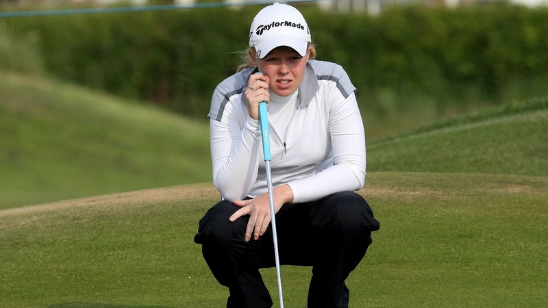 Stephanie Meadow is two over at the halfway point in California