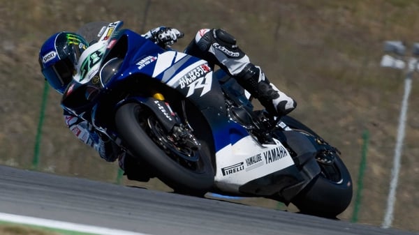 The result left Laverty in fourth place overall in the Riders standings