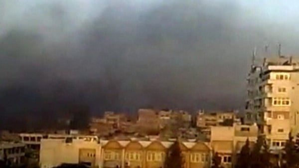 Syria - City of Hama under attack