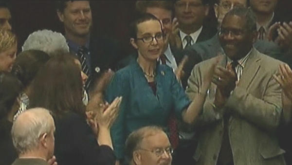Gabrielle Giffords - Congratulated by colleagues