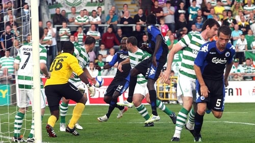 Dame N'Doye opened the scoring for the visitors in Tallaght