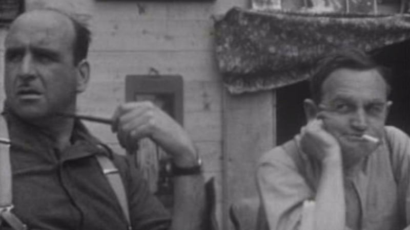 Barry Fitzgerald (right) in Guests of the Nation