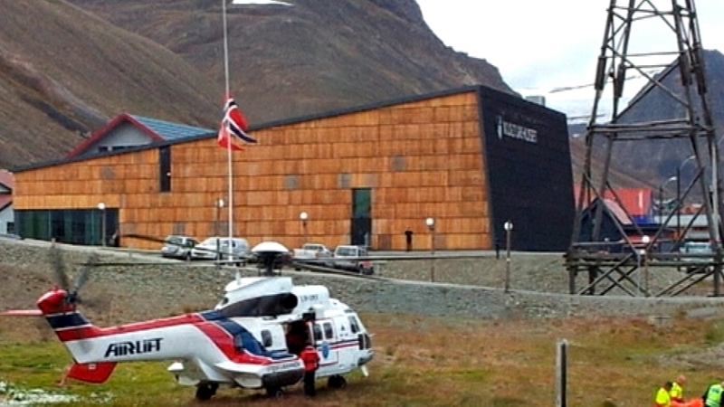 Injured taken by helicopter to hospital