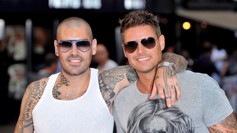 Lynch with bandmate Keith Duffy