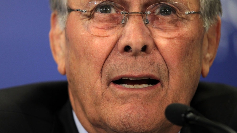Donald Rumsfeld - Former US defence secretary
