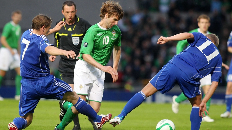 Paddy McCourt - Netted a brace for Northern Ireland