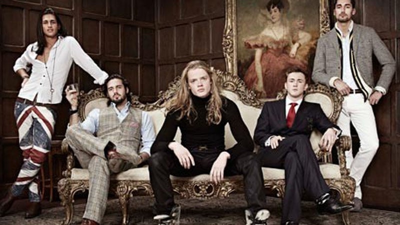 Matthews with his Made In Chelsea co-stars