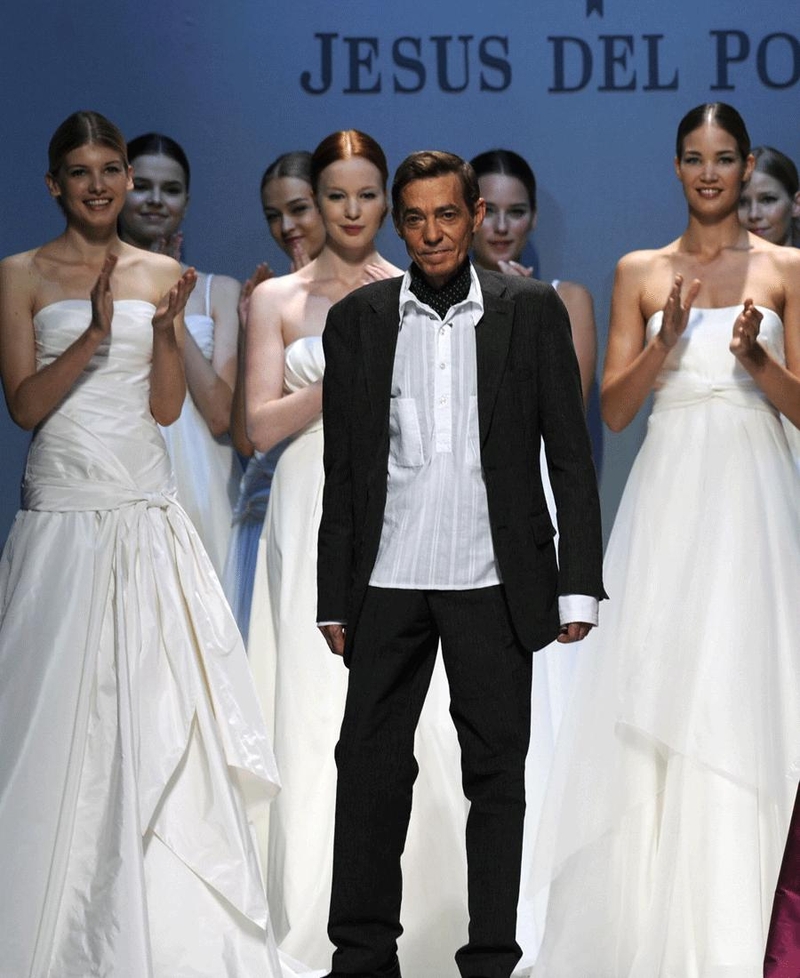 Jesus Del Pozo in May 2008 at Barcelona Bridal fashion week