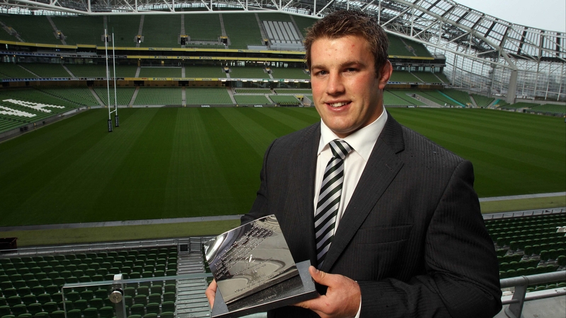 Sean O'Brien - Guinness Rugby Writers of Ireland Player of the Year 2010/11