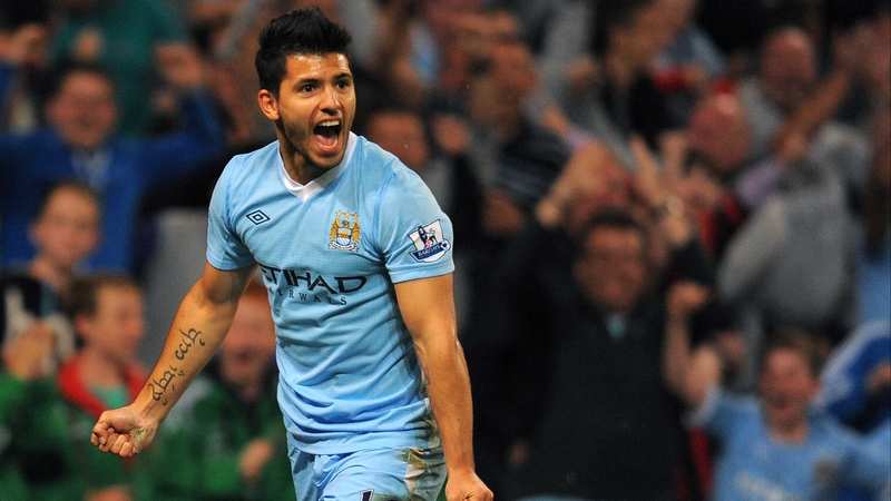 Sergio Aguero scored two and created one as City romped past Premier League new boys Swansea